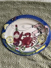 Crab And Tabasco Dinner Plate - Tika Steve Hasslock