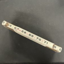 Vintage 6' Craftsman Wood Folding Rule Ruler 3938 PR Made In USA