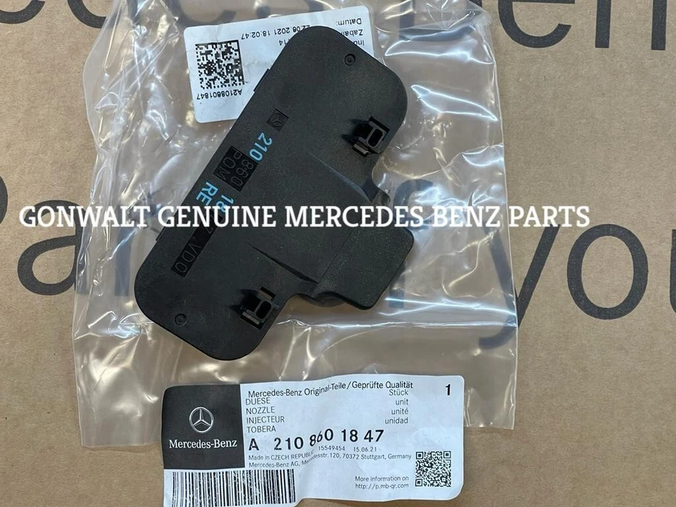 Boquilla lavadora parabrisas Mercedes Benz E320 E430 E55 AMG 1996-2001 OE 2108601847 Foto 3 de 3