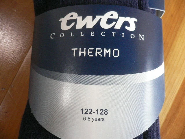 EWERS MÄDCHEN/JUNGEN  THERMO- STRUMPFHOSE  marine Gr. 98-104 - 122/128 - Bild 2 von 3