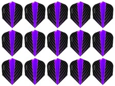 5 New Sets Harrows Quantum Standard Dart Flights - Purple