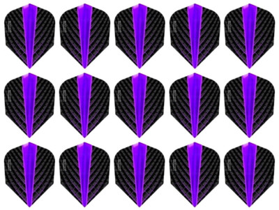5 New Sets Harrows Quantum Standard Dart Flights - Purple
