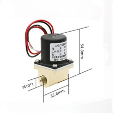 DC24V electric solenoid valve water air gas 1/8 plasma cutter weldr, with joint