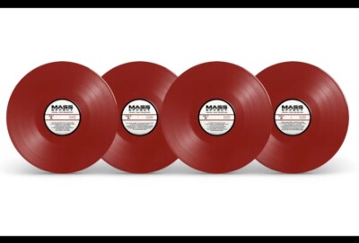 Mass Effect Trilogy N7 Vinyl Collection Soundtrack Record 4 LP Urdnot Wrex Red