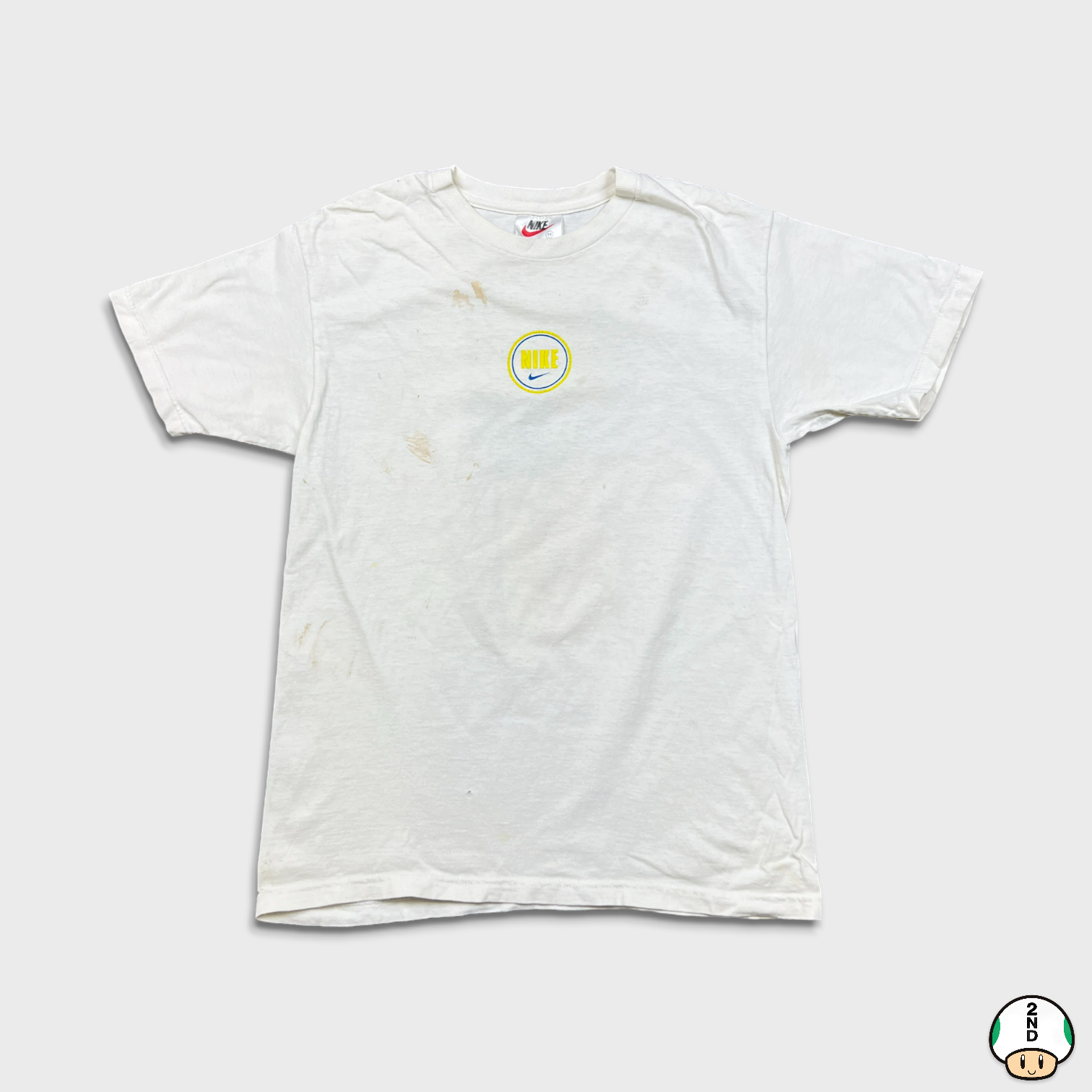 Vintage 90s Nike Mens Adult Swoosh Spell Out Graphic Tee XS White eBay