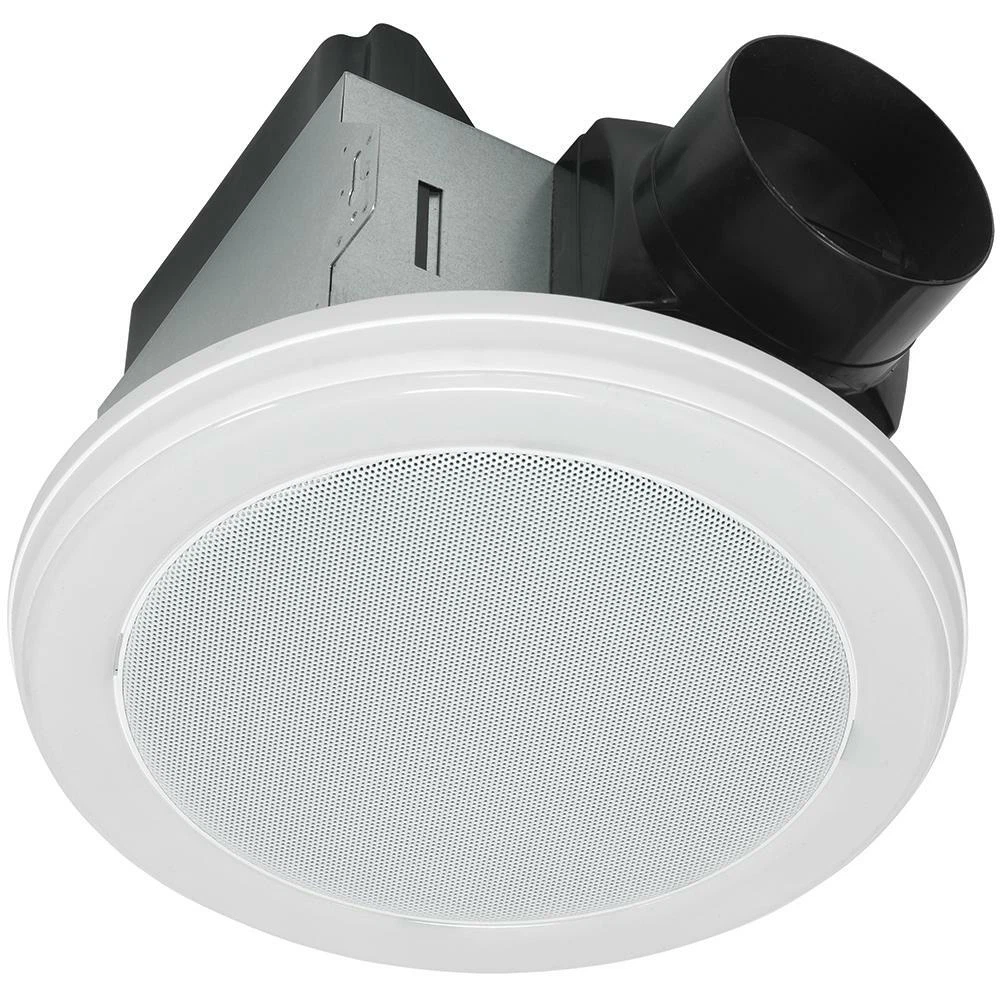 Bathroom Exhaust Fan LED Light Ceiling Mount Bluetooth Stereo