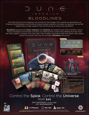 DWD01020 Dire Wolf Digital Dune - Imperium: Bloodlines Expansion
