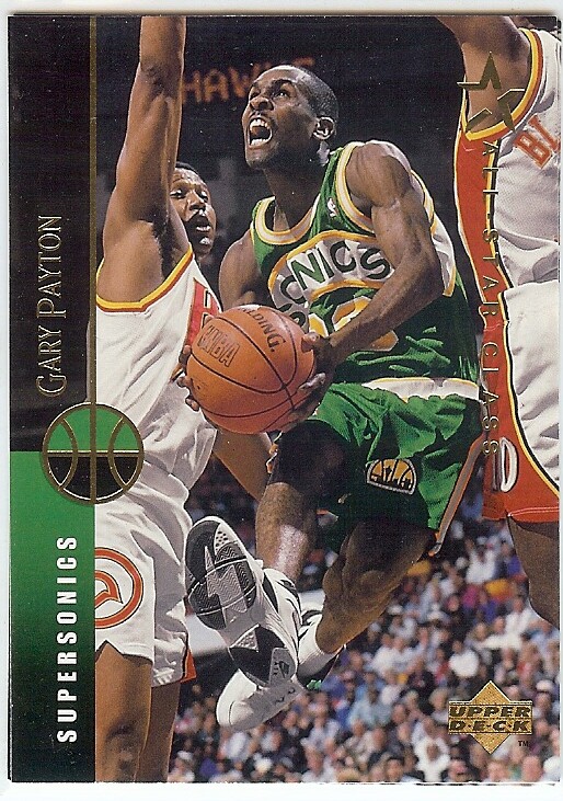 1994-95 Upper Deck #82 Gary Payton Seattle Supersonics Sonics
