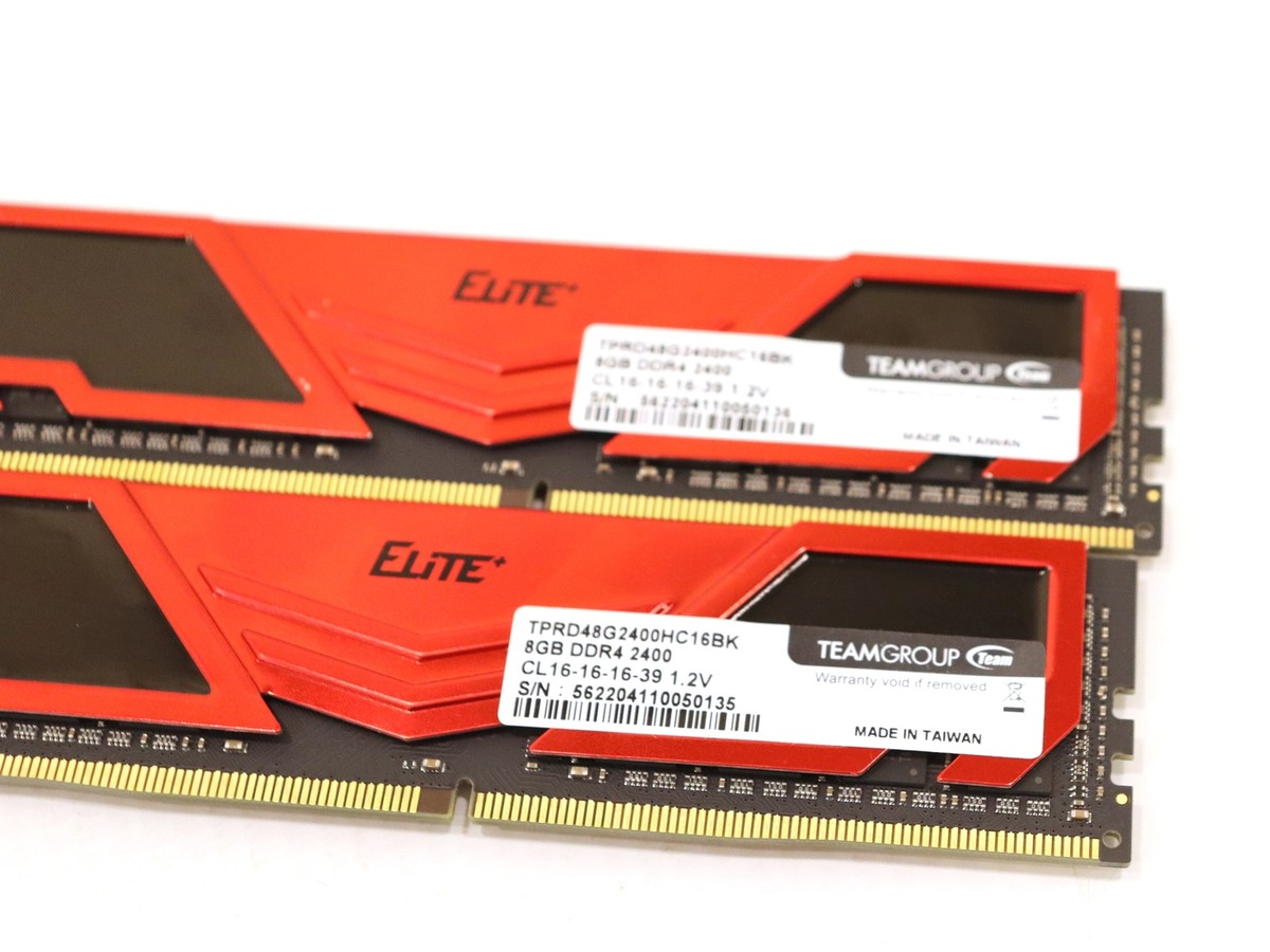 TEAMGROUP Elite DDR4 16GB メモリ4枚セット(64GB) メモリ 16GB×4枚