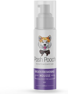 Breath Freshener For Dogs Dental Mousse 250ml Mint Foam