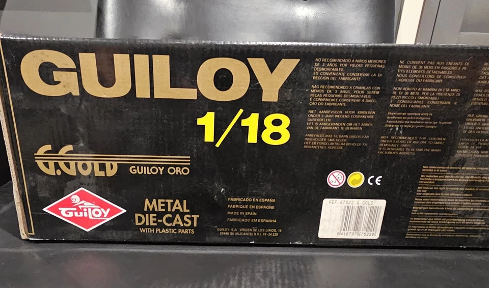 Ferrari 250 GTO Series 2 (1964) 1/18 Guiloy Gold - Turquoise - Image 2 of 4