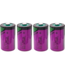 4Pcs New Tadiran TL-5902 3.6V "1/2 AA" 1200mah Lithium Battery,TL5902 battery