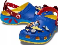 CROCS X DISNEY Snow White Classic Clog M12 Princess New Exclusive Jibbitz