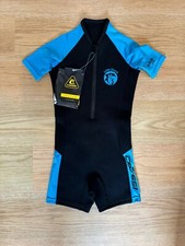 Cressi Little Shark Jr Shorty 2mm Pianka dziecięca 3/4J Czarny/Niebieski