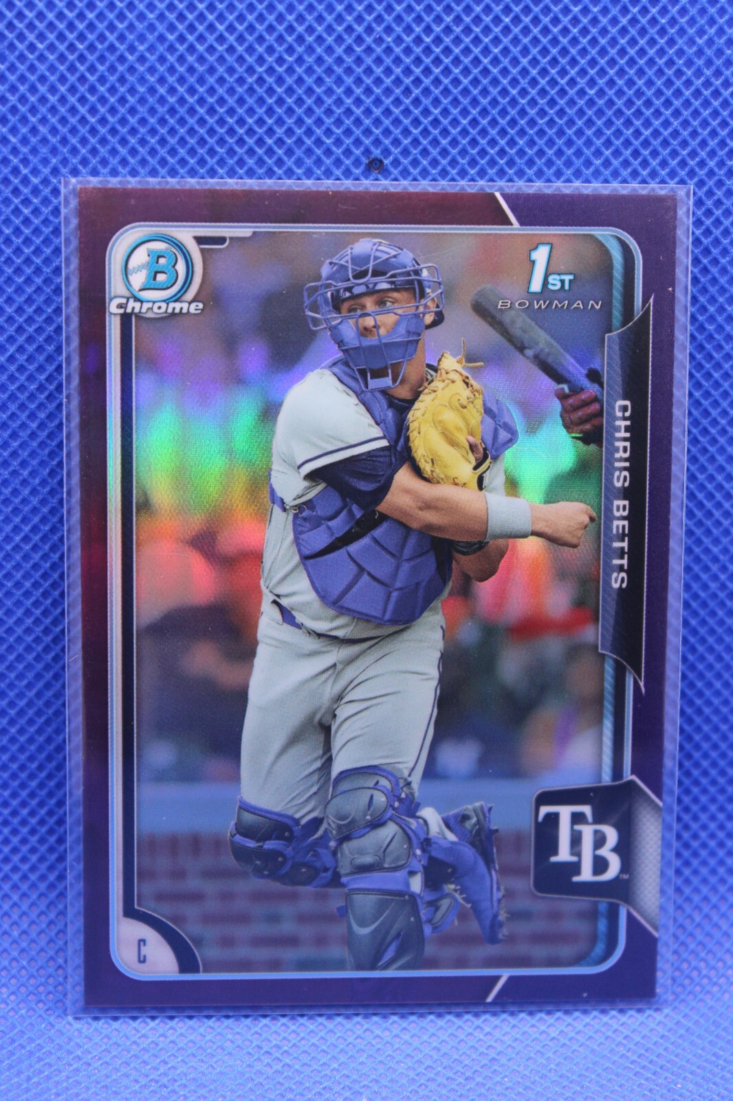2015 Bowman Draft Chrome Purple Refractor /250 Chris Betts #194 SP RC 1st