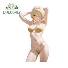 EARLFAMILY 5.1" Lumine Car Stickers Computer Refrigerator Host DIY JDM Decals