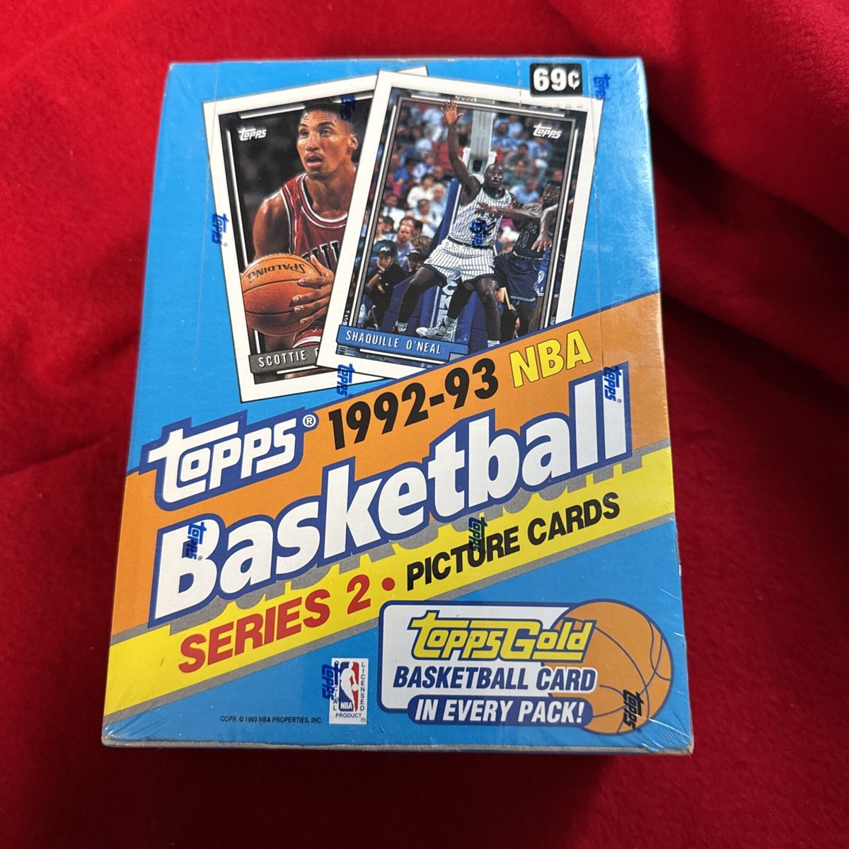 1992-93 Topps Basketball Series 2 Factory Sealed Box Michael