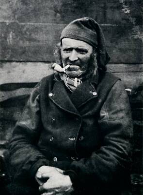 An old Scottish salt 1912 Historic Old Photo