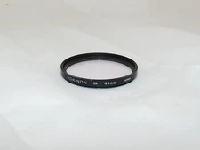 Used Rokinon 1A (skylight) 49mm Lens Filter Made in Japan O31732