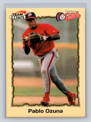 1998 Team Best Baseball #82 Pablo Ozuna Peoria Chiefs Cardinals