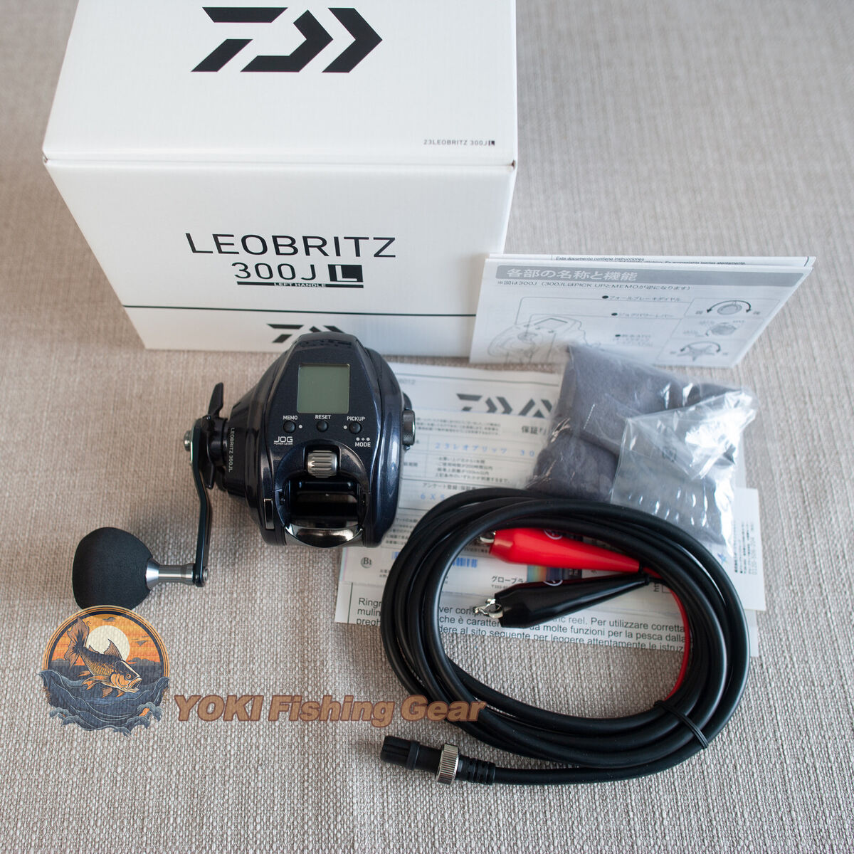 Daiwa 23 LEOBRITZ 300JL Electric Reel English PDFManual Daiwa 23 LEOBRITZ 300JL Electric Reel English PDFManual
