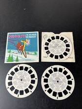 RUDOLPH THE RED NOSED REINDEER B870 Viewmaster 3 reels Booklet
