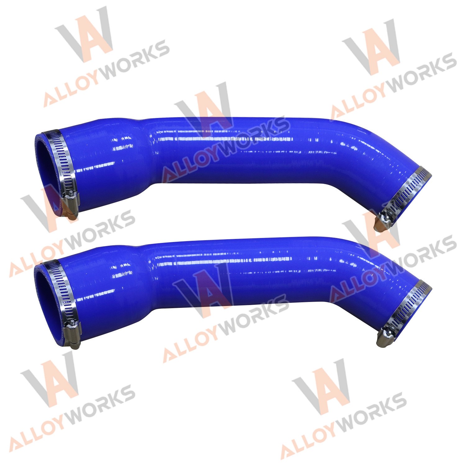 Right Engine Air Intake Intercooler Hose Silicone For Maserati Ghibli M157.Blue/
