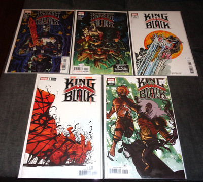 KING IN BLACK (2021) MARVEL COMICS comic book (LOT OF 5) # 1- 5 (H-78)