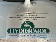 Hydrofarm Grow Light Ballast  - 400 Watt / 120V / 60hz / 4.0A