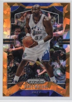 2019-20 Panini Prizm Orange Ice Prizm Karl Malone #19 HOF 1t2n