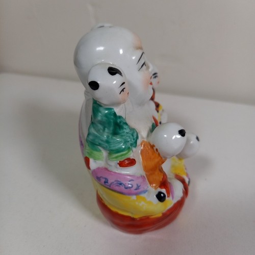 Vintage Chinese Famille Rose Porcelain Figure With 5 Children - Picture 3 of 5
