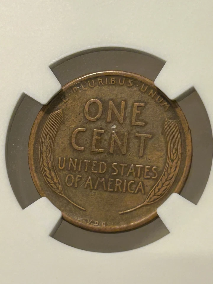1909 VDB US Lincoln Cent 1c NGC XF45BN,Historic Piece Collection Coin, - Image 2 of 4