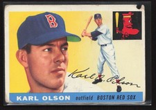 1955 Topps #72 Karl Olson - Low Grade - See Scans!