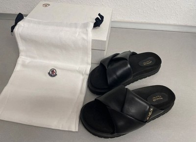 Moncler Fantine Sandalen Schwarz 38 mit Beleg UVP 399 