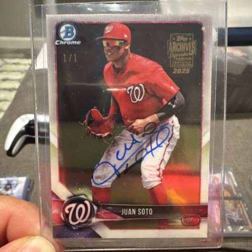 Juan Soto 2025 Topps Archives Signature Series card