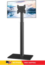 Universal TV Stand Monitor with Mount 100 Degree Swivel Height Adjustable