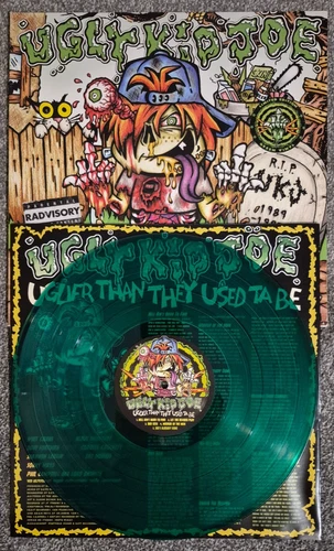 Ugly Kid Joe Uglier Than They Used Ta Be LP Super Rare Green Vinyl Inc Poster