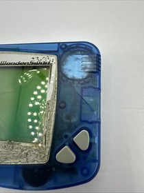 Bandai Wonderswan Clear Blue SW-001 for Parts or Repair