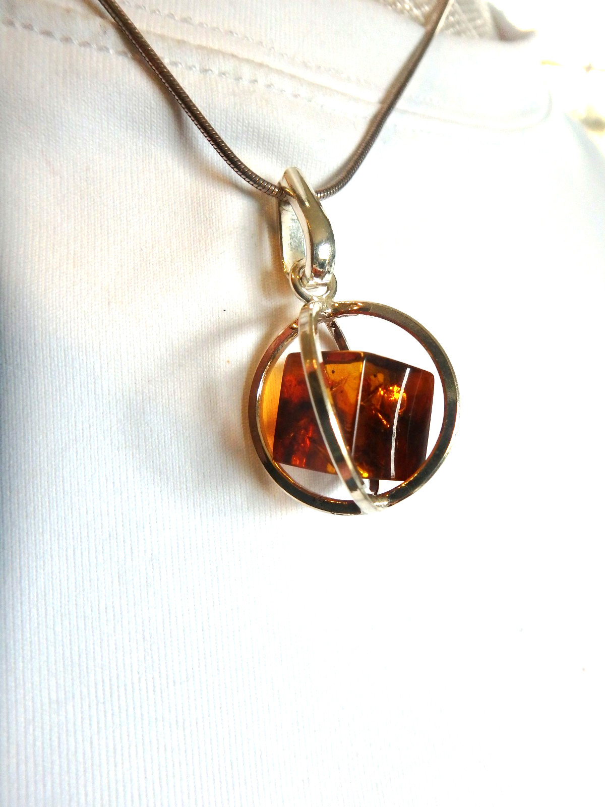 Unique Pendant  925 Solid Sterling Silver Baltic … - image 1