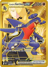 NM-Mint Cynthia's Garchomp ex - 241/182 - Hyper Rare Pokemon Destined Rivals