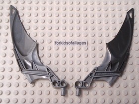 Lego 60919px1 Bionicle Wings Makuta Marbled Pearl Dark & Light Gray 8692 Vamprah