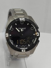 tissot mens titanium t-touch solar watch T0914204405100