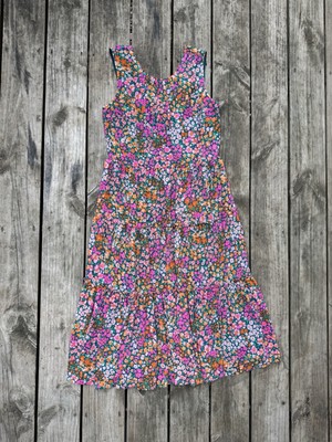 NWT J. Crew Tiered Micro Meadow Print Dress - Size M