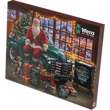 Wera Adventskalender 2026 24-tlg. Werkzeug-Set Schraublampe Bits Flaschen&ouml;ffner