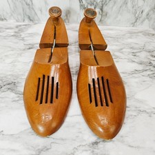 Vintage Florsheim 9D Wooden Vented Shoe Forms Tree Stretcher Men Woman