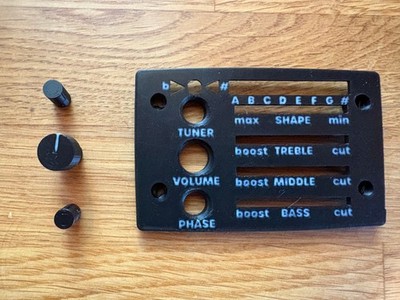 Aftermarket Plate for Ibanez SST Preamp like 5APP01F Faceplate