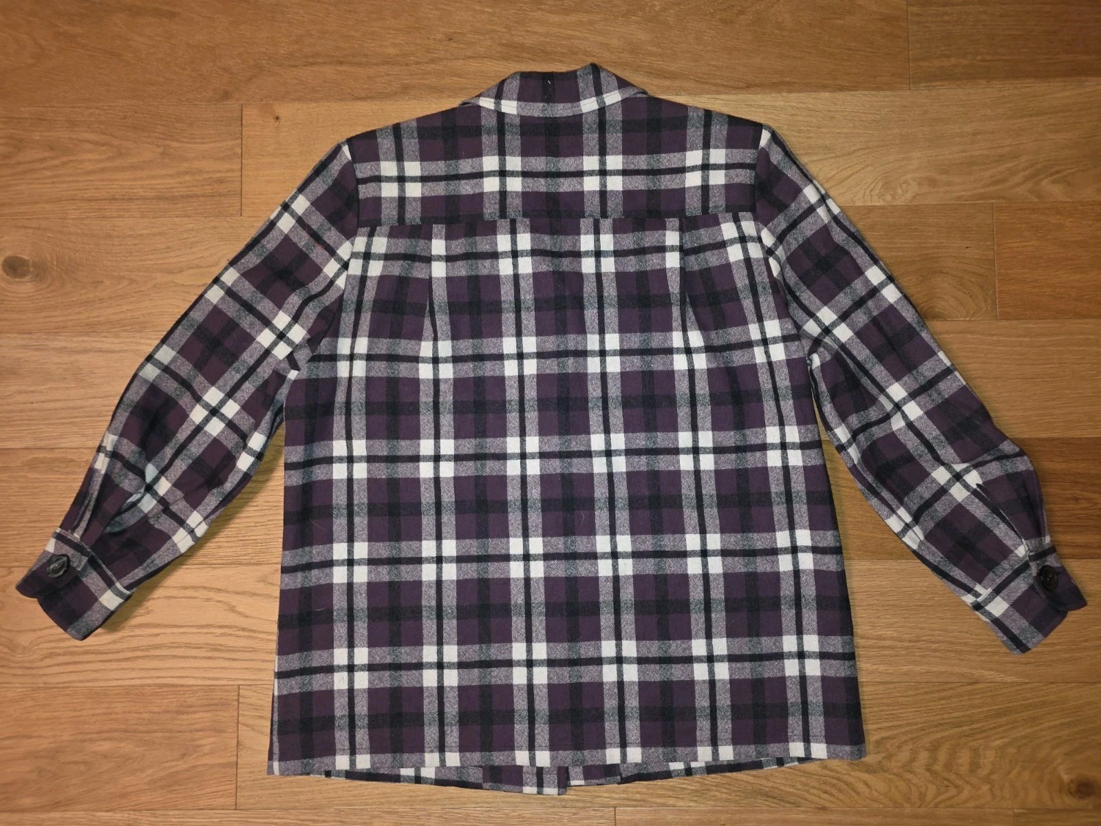 Pendleton Jacket Womens L 49er Jacket Purple Chec… - image 6