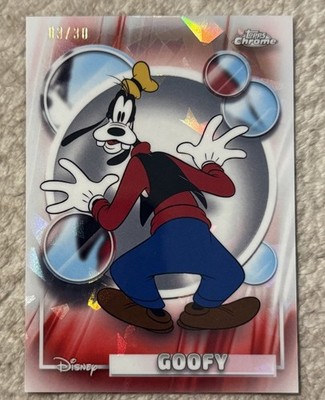2026 Topps Disney Sapphire Goofy 03/30 White Ice