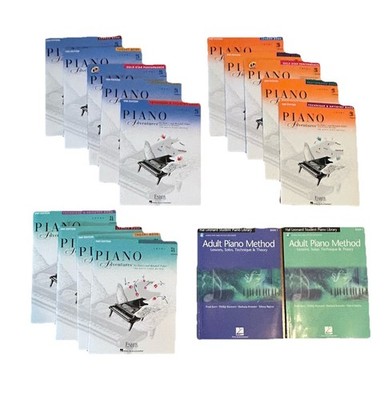 PIANO ADVENTURES Piano Method by Faber LOT of 16 LEVEL 2A, 2B, 3A Adult READ