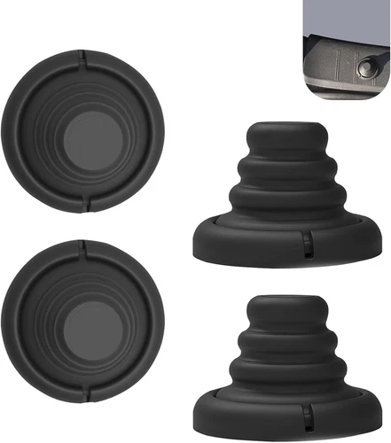 4 PCS Car Door Silicone Cushion Pads, 1.4" X 1.1" Silicone Car Door Shock Absorb - Picture 1 of 12